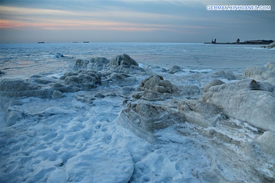 CHINA-HEBEI-QINHUANGDAO-SEA ICE (CN)