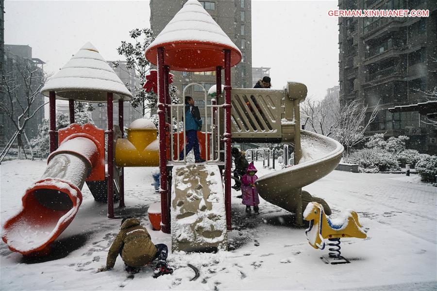 CHINA-JIANGSU-NANJING-SNOWFALL (CN)