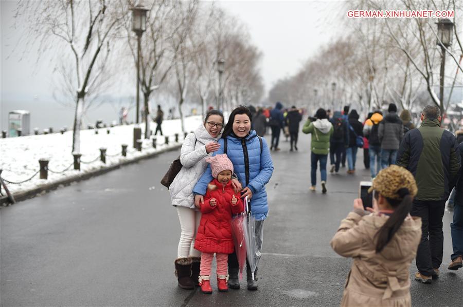 CHINA-HANGZHOU-WEST LAKE-SNOW (CN)