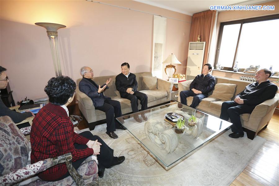 CHINA-BEIJING-LIU YUNSHAN-CULTURAL WORKERS-VISIT (CN) 