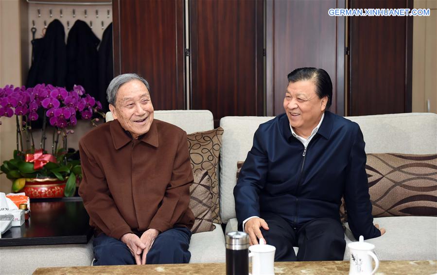 CHINA-BEIJING-LIU YUNSHAN-CULTURAL WORKERS-VISIT (CN) 