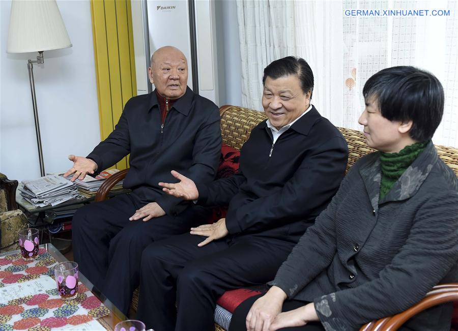 CHINA-BEIJING-LIU YUNSHAN-CULTURAL WORKERS-VISIT (CN) 