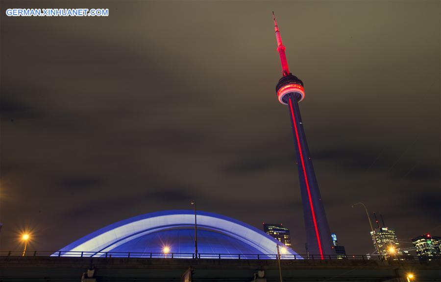 CANADA-TORONTO-CN TOWER-CHINESE NEW YEAR CELEBRATION