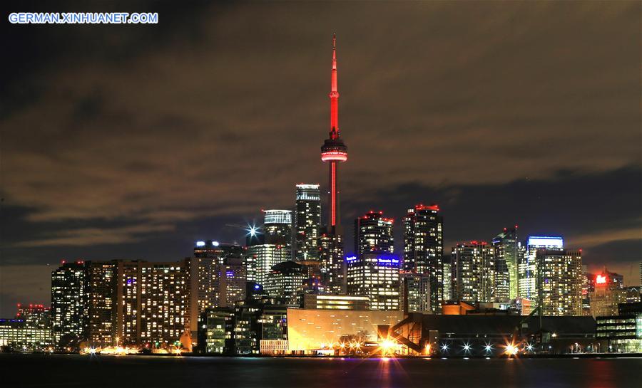 CANADA-TORONTO-CN TOWER-CHINESE NEW YEAR CELEBRATION