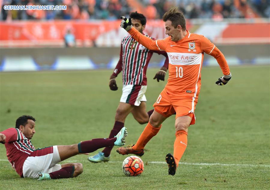 (SP)CHINA-JINAN-SOCCER-AFC 2016-PRE (CN)