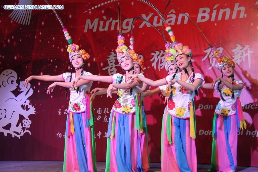 VIETNAM-HANOI-SPRING FESTIVAL PARTY