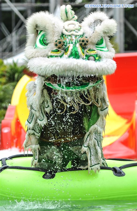 INDONESIA-JAKARTA-CHINESE LUNAR NEW YEAR-LION AND DRAGON DANCE