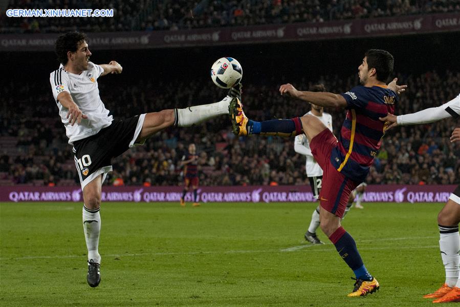 (SP)SPAIN-BARCELONA-FOOTBALL-KING'S CUP-SEMIFINAL-BARCELONA VS VALENCIA