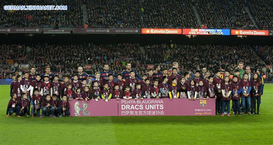 (SP)SPAIN-BARCELONA-FOOTBALL-KING'S CUP-SEMIFINAL-BARCELONA VS VALENCIA