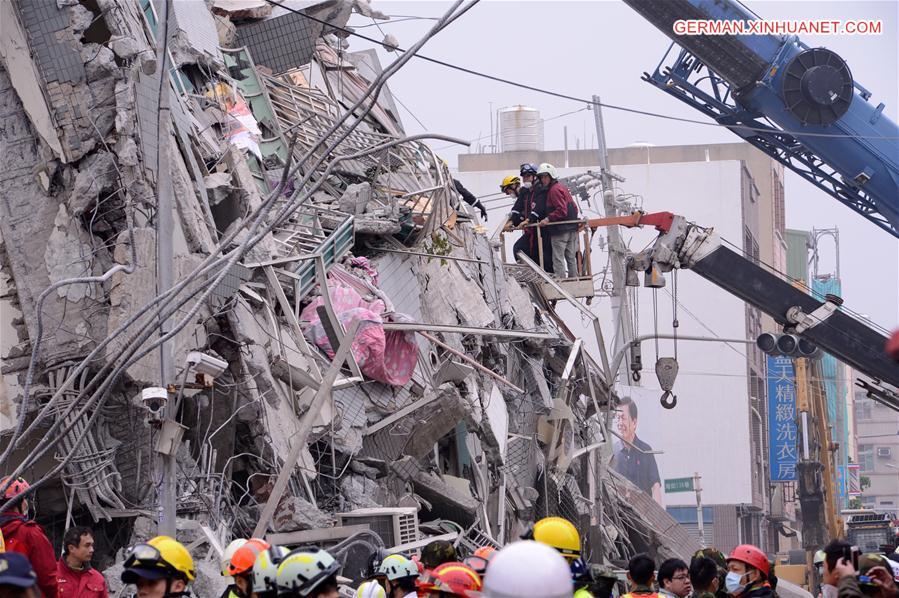 CHINA-KAOHSIUNG EARTHQUAKE-TAINAN (CN)