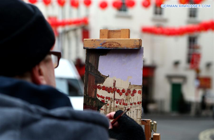 BRITAIN-LONDON-CHINA TOWN-LANTERN DECORATIONS