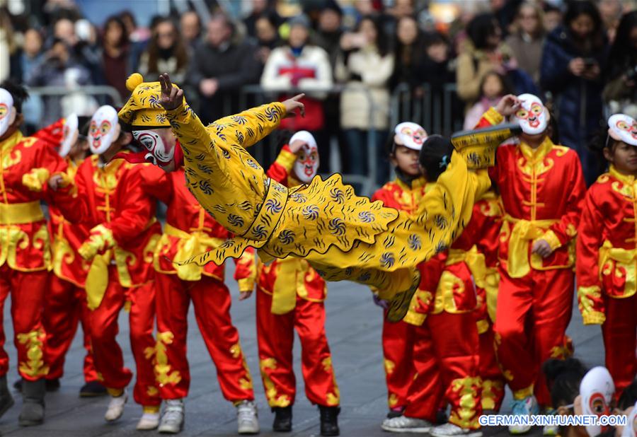 U.S.-NEW YORK-YEAR OF THE MONKEY-FLASH MOB