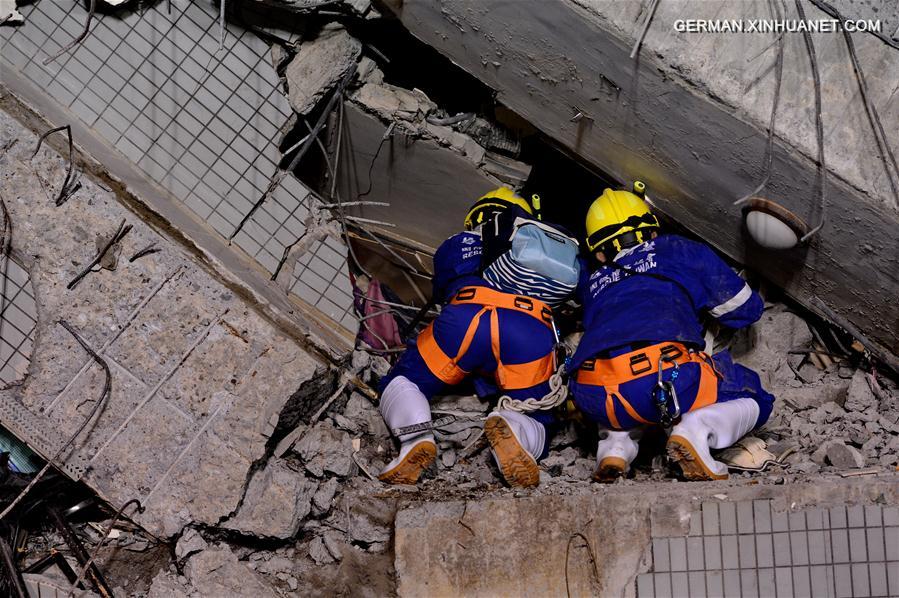 CHINA-TAINAN-EARTHQUAKE-DEATH (CN)