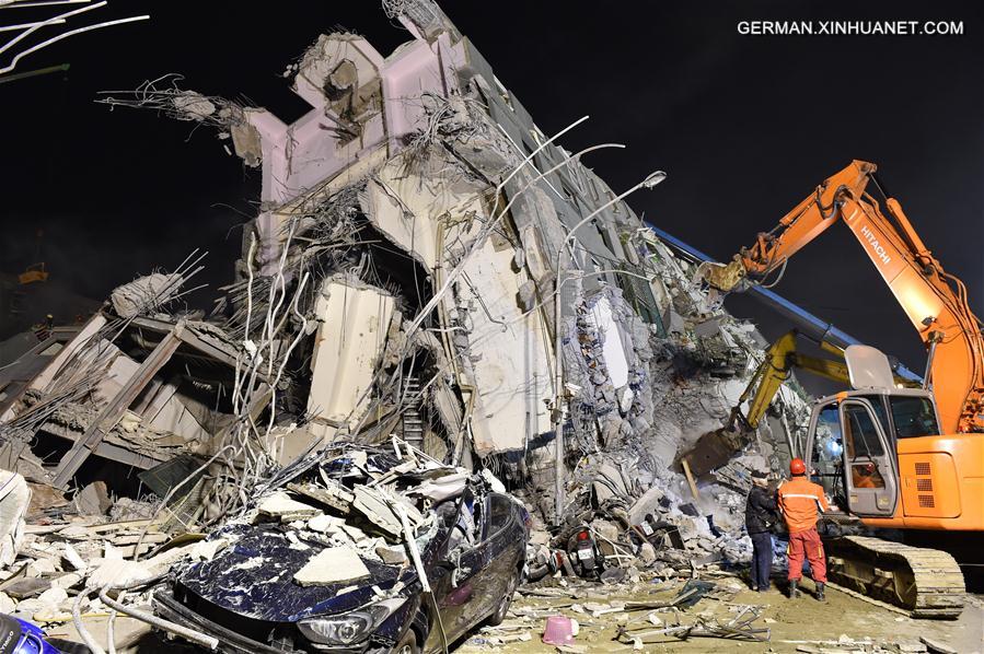 CHINA-TAINAN-EARTHQUAKE-DEATH (CN) 