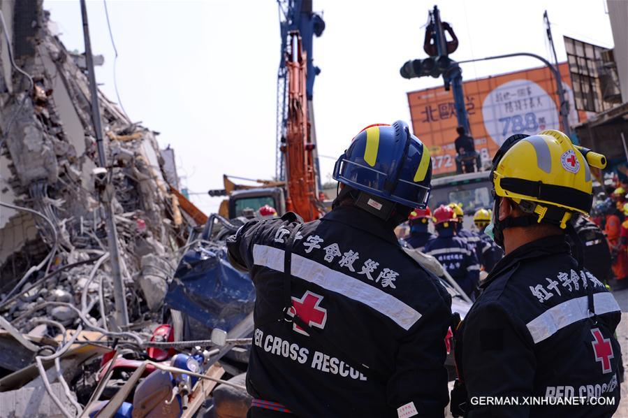 CHINA-TAINAN-EARTHQUAKE-DEATH TOLL (CN)