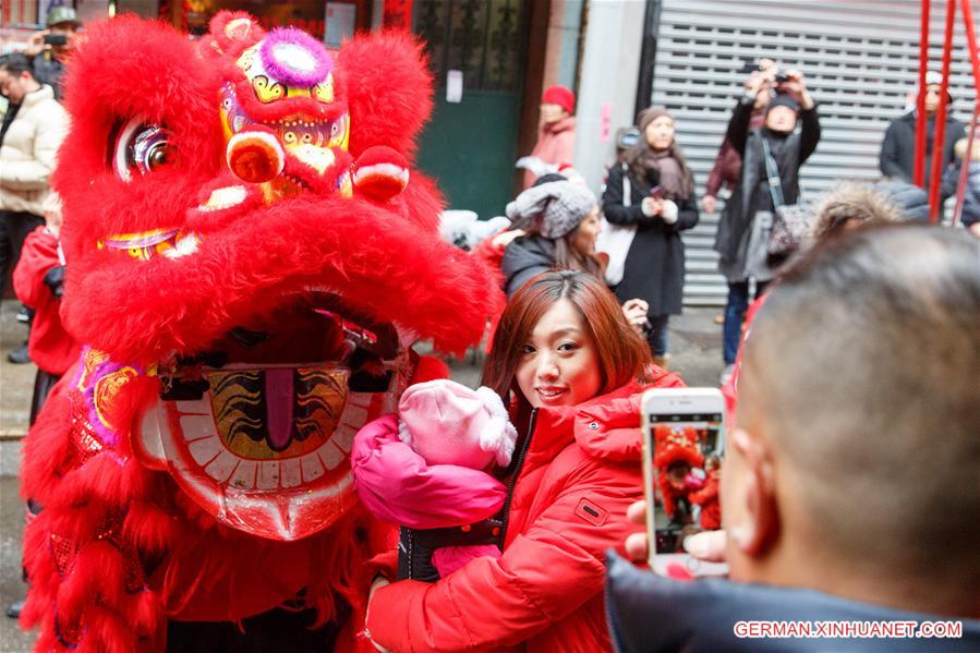 U.S.-NEW YORK-CHINESE LUNAR NEW YEAR-CELEBRATIONS