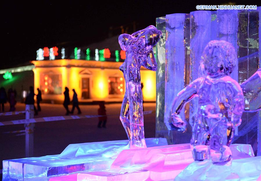 CHINA-HARBIN-ICE SCULPTURE (CN)