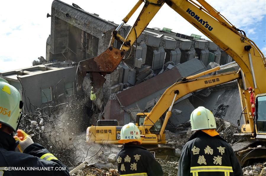 CHINA-TAINAN-EARTHQUAKE-RESCUE (CN)