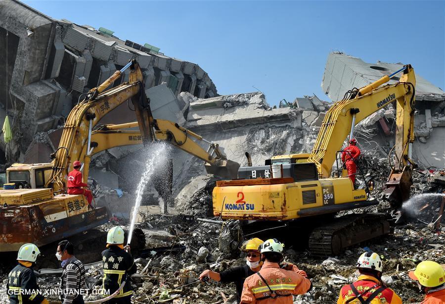 CHINA-TAINAN-EARTHQUAKE-RESCUE (CN)