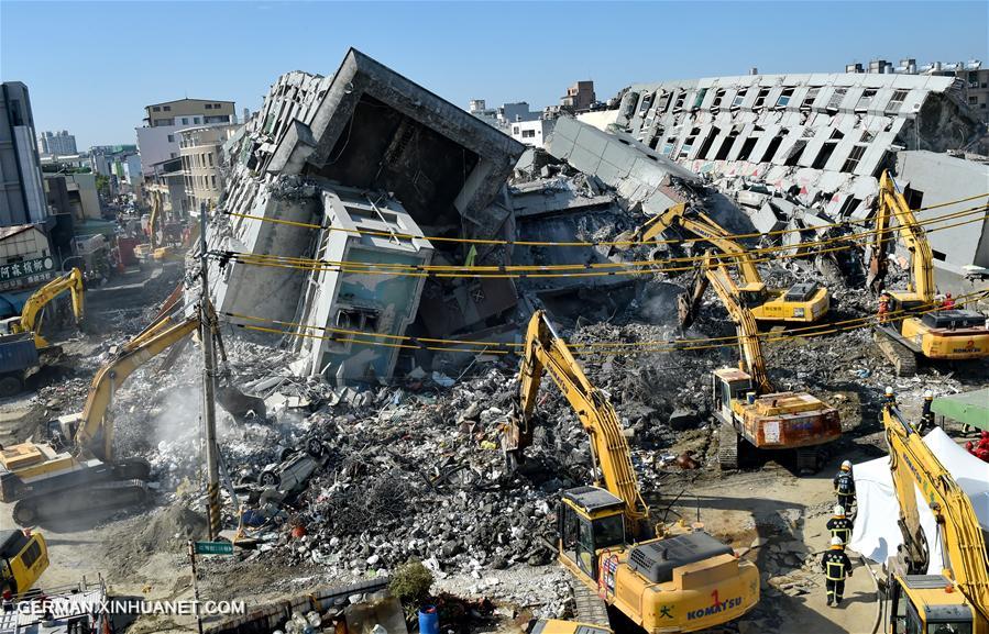 CHINA-TAINAN-EARTHQUAKE-RESCUE (CN)