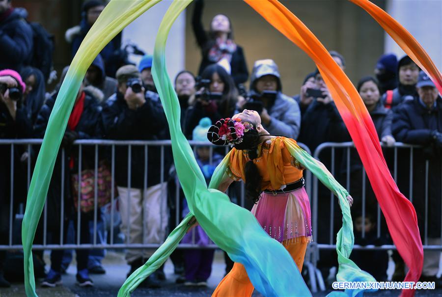 U.S.-NEW YORK-CHINESE NEW YEAR-PERFORMANCE