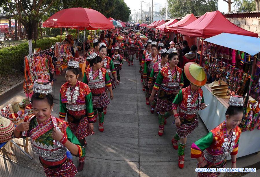 CHINA-YUNNAN-XINPING-HUAYAO DAI ETHNIC GROUP-HUAJIE FESTIVAL (CN)