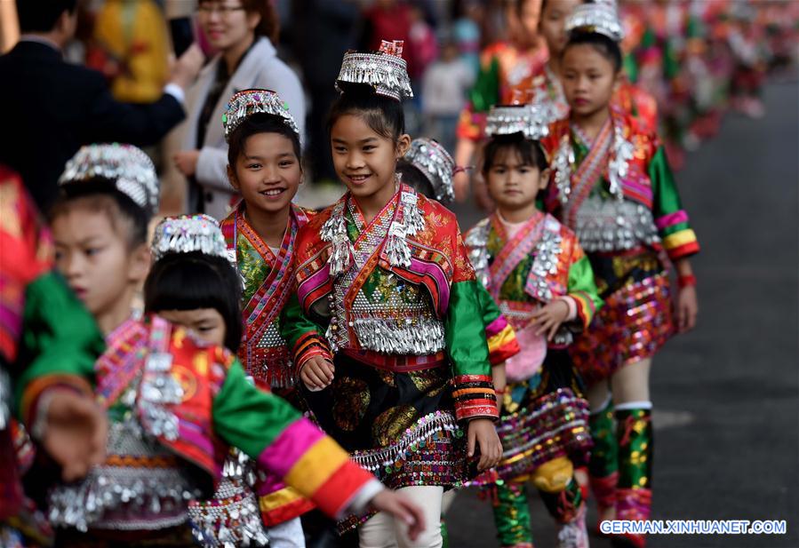 CHINA-YUNNAN-XINPING-HUAYAO DAI ETHNIC GROUP-HUAJIE FESTIVAL (CN)