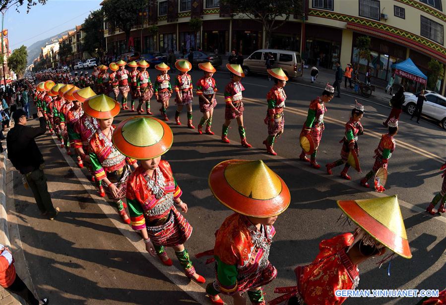 CHINA-YUNNAN-XINPING-HUAYAO DAI ETHNIC GROUP-HUAJIE FESTIVAL (CN)