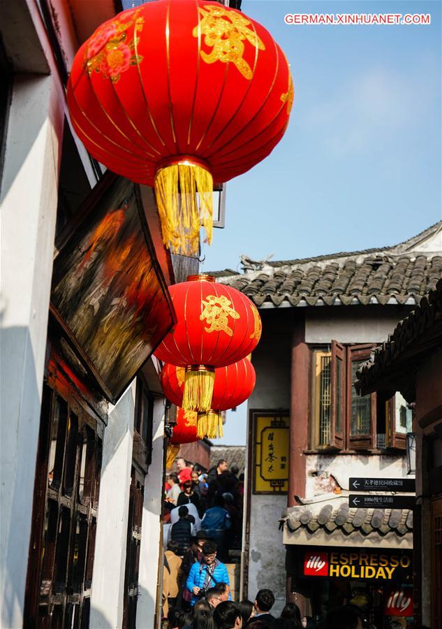 CHINA-JIANGSU-ZHOUZHUANG-SPRING FESTIVAL-TOURISM (CN)