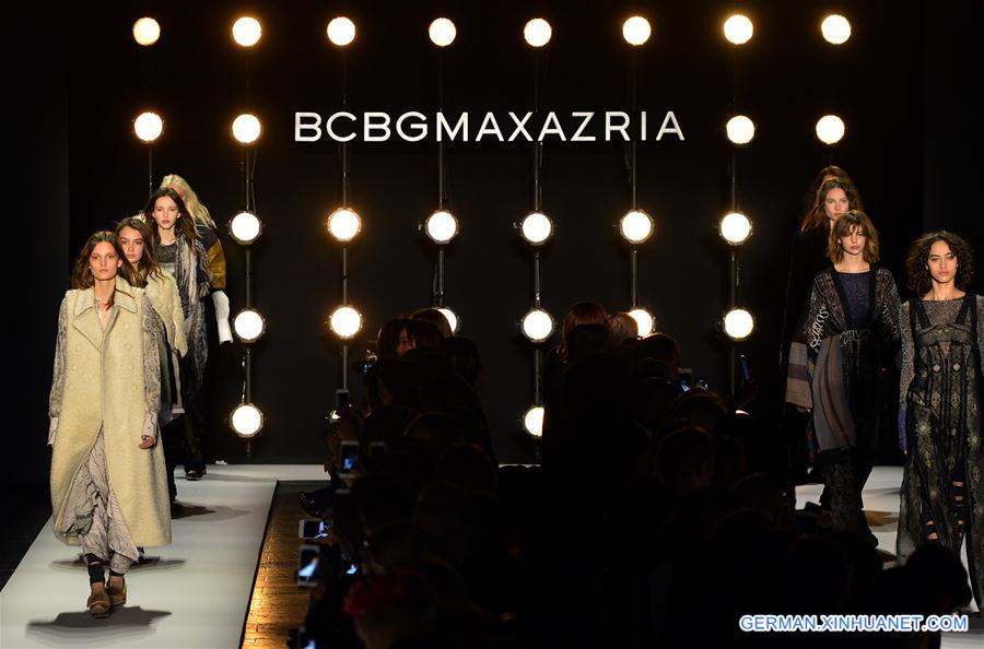 U.S.-NEW YORK-FASHION WEEK-BCBGMAXAZRIA