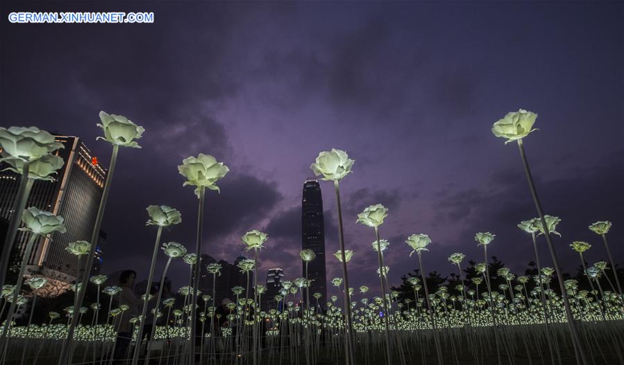 CHINA-HONG KONG-LIGHT-VALENTINE'S DAY (CN)