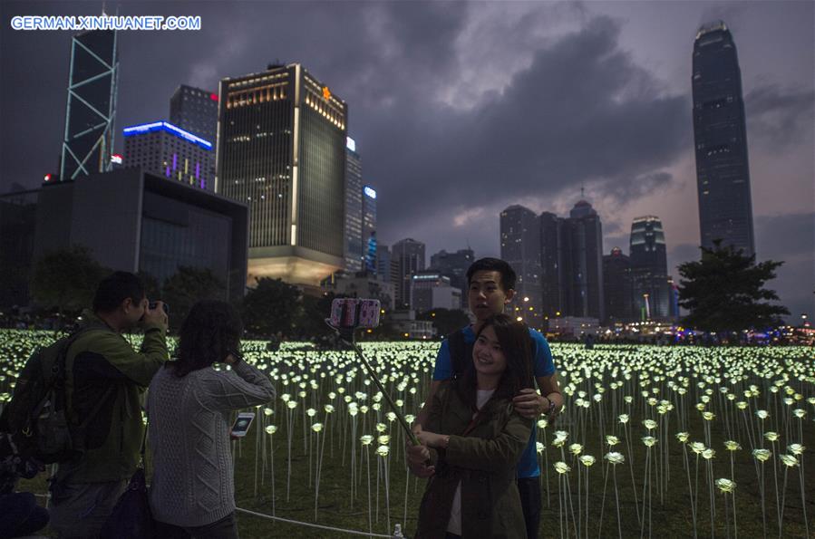 CHINA-HONG KONG-LIGHT-VALENTINE'S DAY (CN)