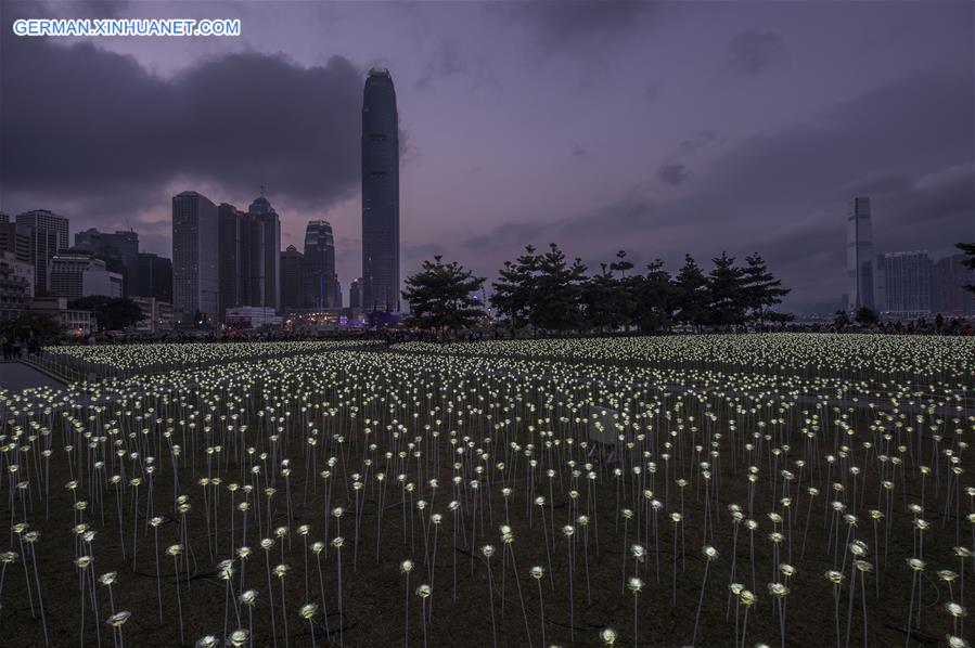 CHINA-HONG KONG-LIGHT-VALENTINE'S DAY (CN)