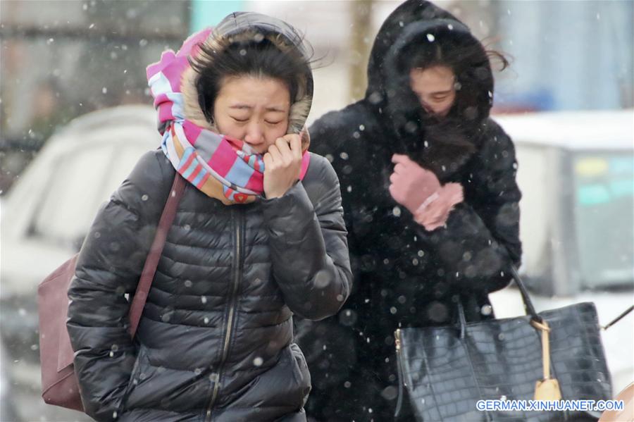 #CHINA-SHANDONG-YANTAI-SNOWFALL (CN)