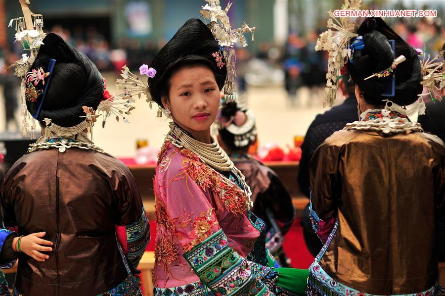 #CHINA-GUIZHOU-MIAO ETHNIC COSTUME(CN)