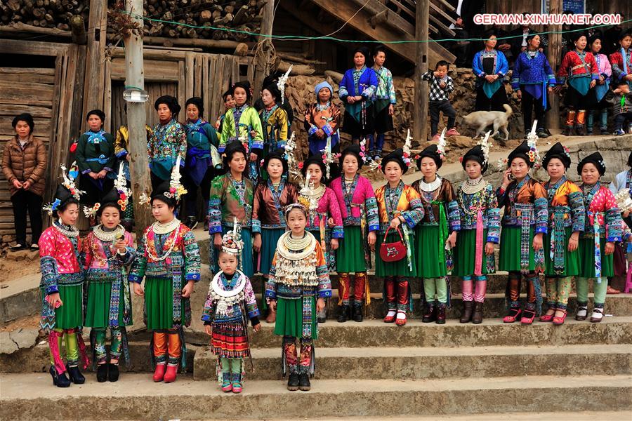 #CHINA-GUIZHOU-MIAO ETHNIC COSTUME(CN)