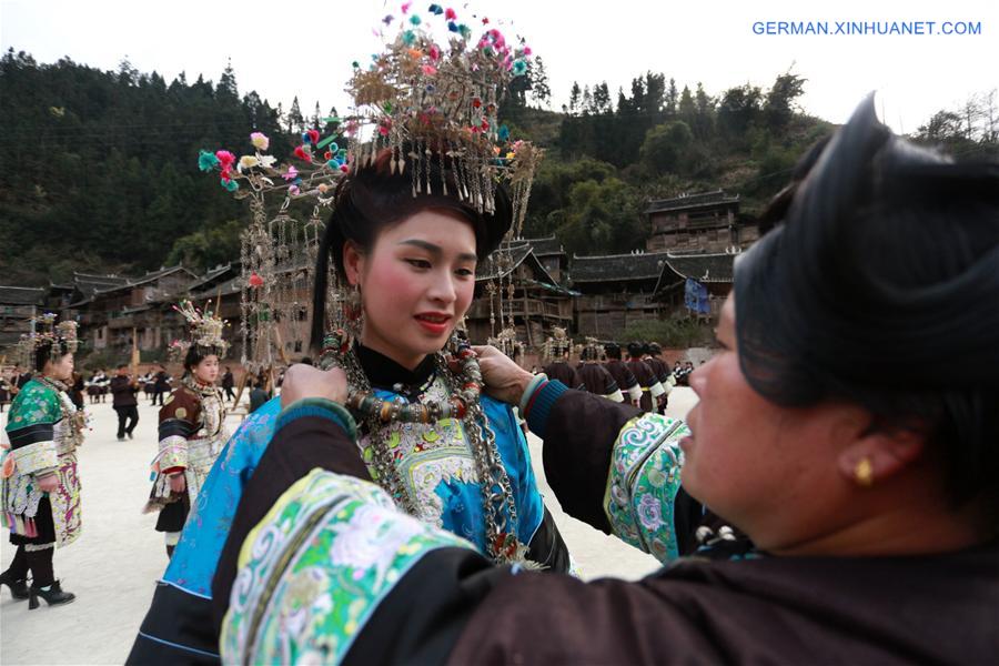 #CHINA-GUIZHOU-DONG PEOPLE-CHIXIANGSI(CN)