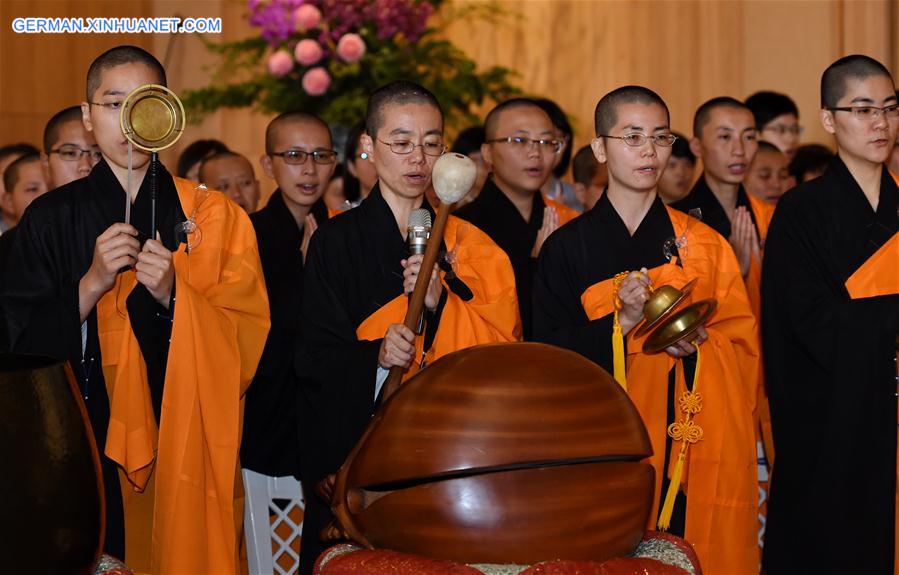 CHINA-KAOHSIUNG-FO GUANG SHAN-BUDDHA SCULPTURE-RETURNING CEREMONY (CN)