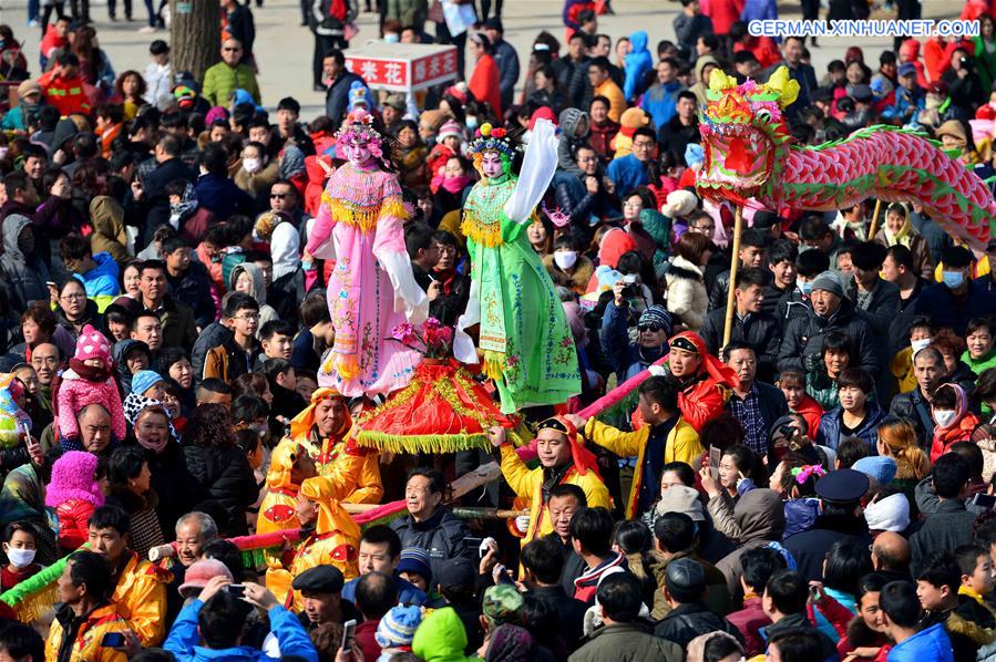 CHINA-SHANDONG-ZHANGQIU-LANTERN FESTIVAL-SHEHUO (CN)