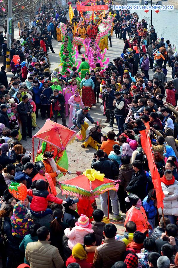 CHINA-SHANDONG-ZHANGQIU-LANTERN FESTIVAL-SHEHUO (CN)