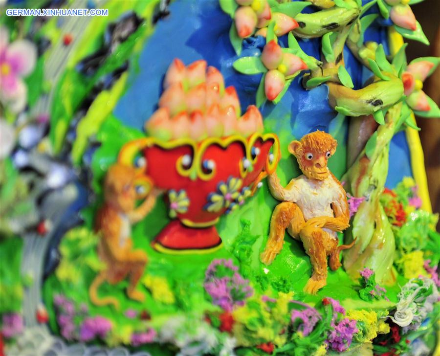 CHINA-TIBET-JOKHANG TEMPLE-BUTTER SCULPTURE (CN)