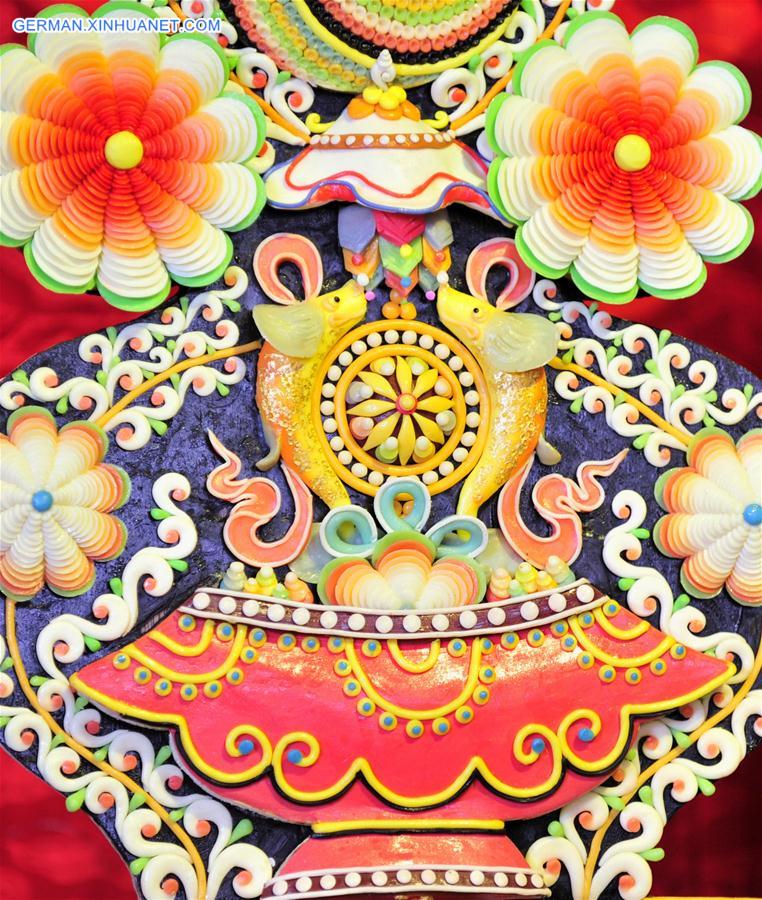 CHINA-TIBET-JOKHANG TEMPLE-BUTTER SCULPTURE (CN)