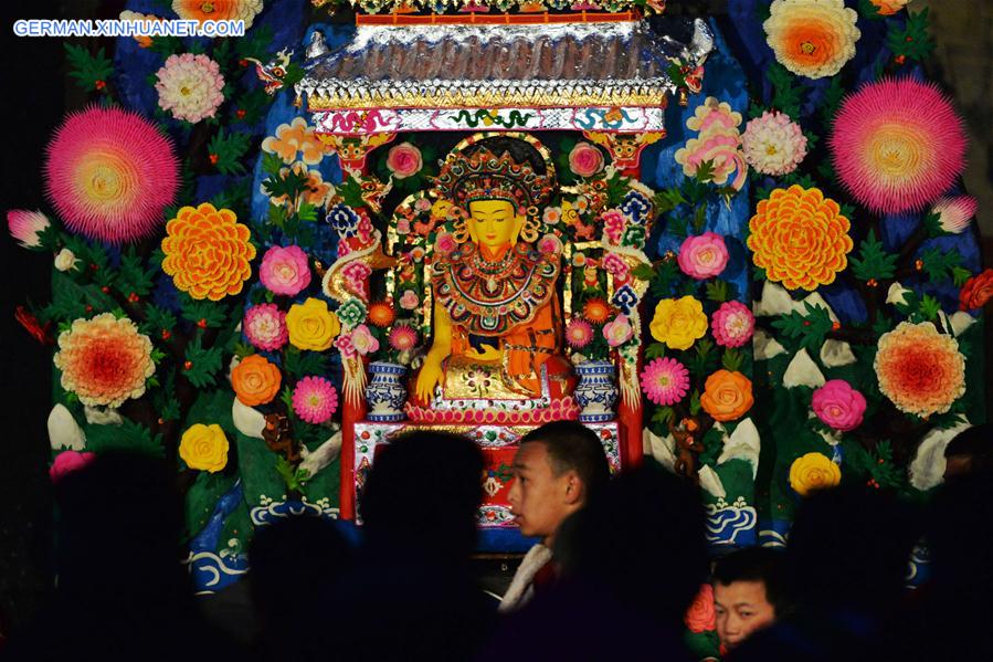 CHINA-GANSU-XIAHE-LABRANG MONASTERY-BUTTER SCULPTURE (CN)