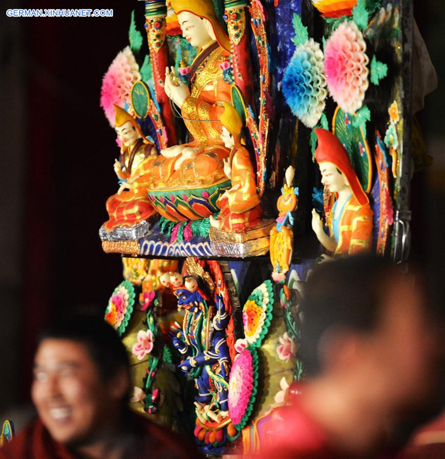 CHINA-GANSU-XIAHE-LABRANG MONASTERY-BUTTER SCULPTURE (CN)