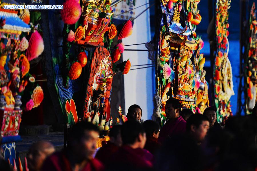 CHINA-GANSU-XIAHE-LABRANG MONASTERY-BUTTER SCULPTURE (CN)