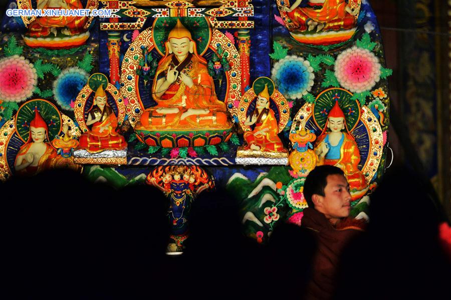 CHINA-GANSU-XIAHE-LABRANG MONASTERY-BUTTER SCULPTURE (CN)