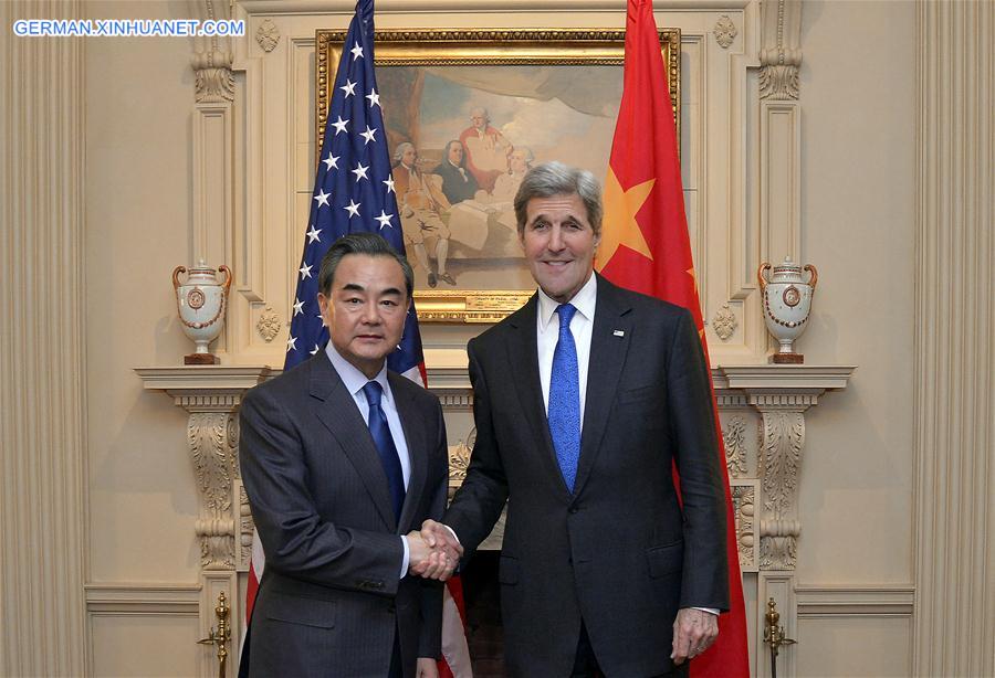 U.S.-WASHINGTON D.C.-CHINA-FM-WANG YI-KERRY-MEETING