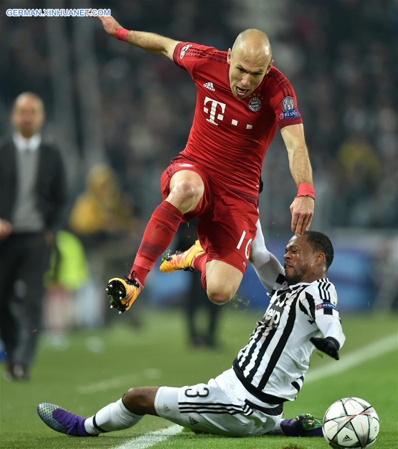 (SP)ITALY-TURIN-SOCCER-UEFA CHAMPIONS LEAGUE-JUVENTUS VS BAYERN MUNICH