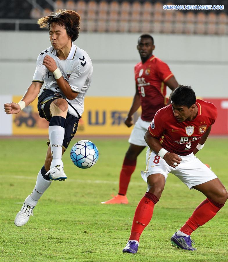 (SP)CHINA-GUANGZHOU-AFC CHAMPIONSHIPS LEAGUE 2016-GROUP H-GUANGZHOU EVERGRANDE VS POHANG STEELERS