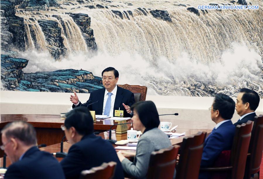 CHINA-BEIJING-ZHANG DEJIANG-NPC-MEETING (CN)